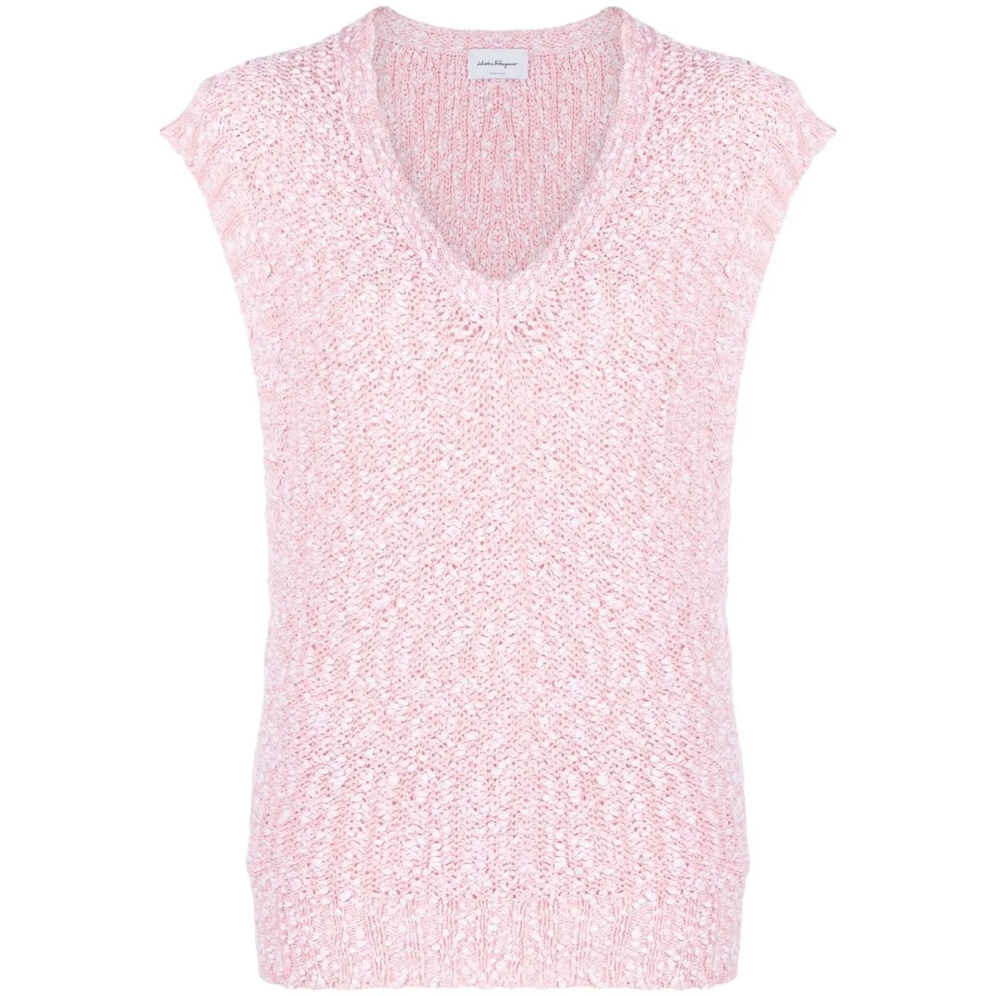 Ferragamo Without Sleeves V-Neck