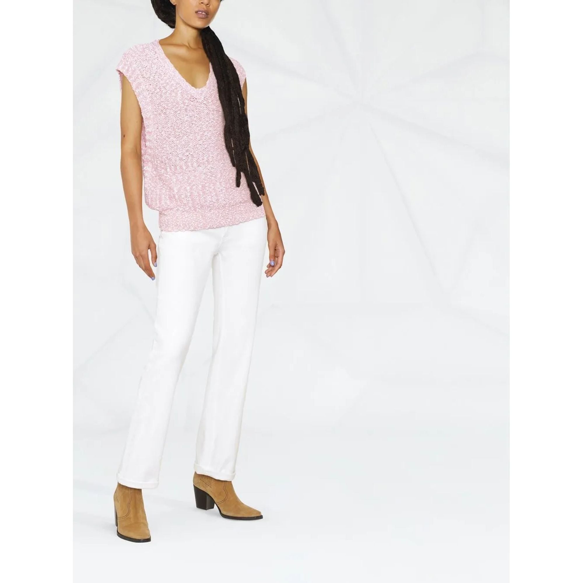 Ferragamo Without Sleeves V-Neck