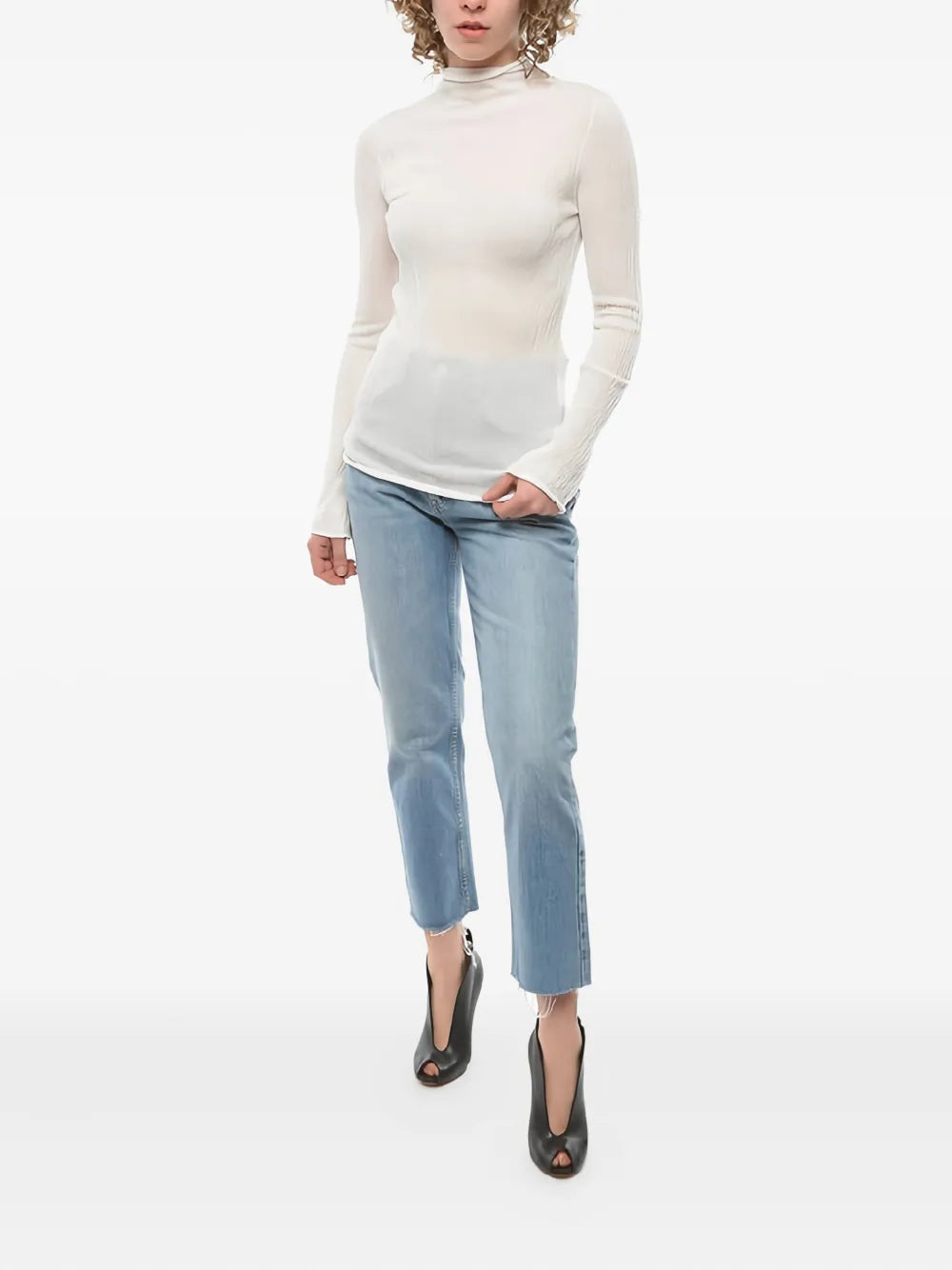 Ferragamo Long Sleeves Round-Neck
