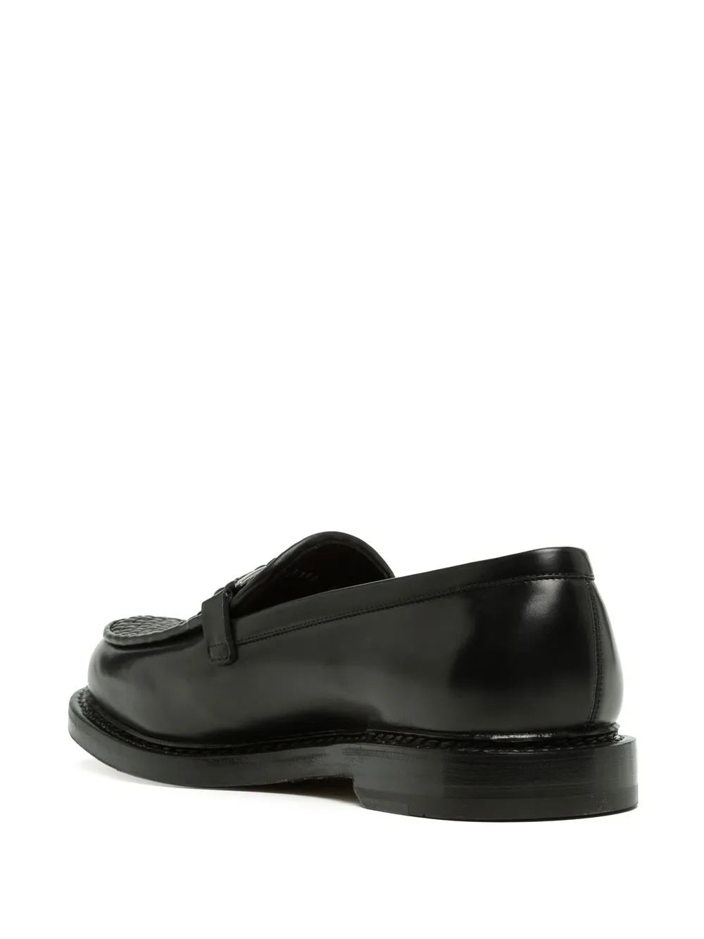 Ferragamo Gancini-Plaque Leather Loafers