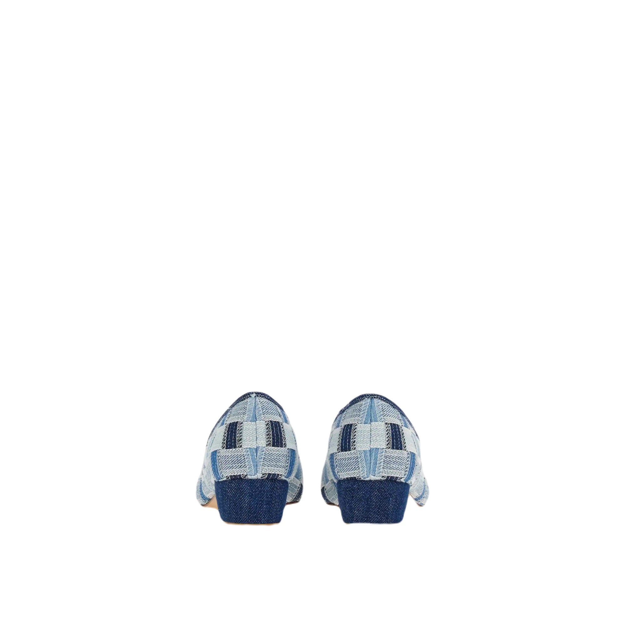 Ferragamo Varina Checked Block-Heel Pumps