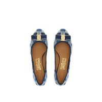 Ferragamo Varina Checked Block-Heel Pumps