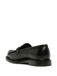 Ferragamo Gancini-Plaque Leather Loafers