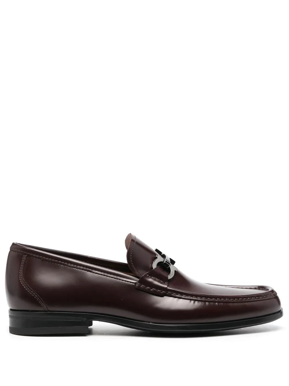 Ferragamo Grandioso Gancini-Buckle Loafers