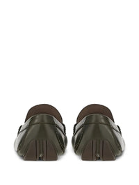 Ferragamo Penny-Slot Leather Loafers