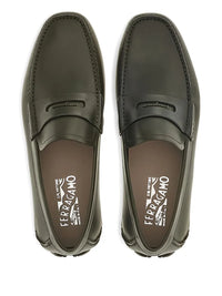 Ferragamo Penny-Slot Leather Loafers