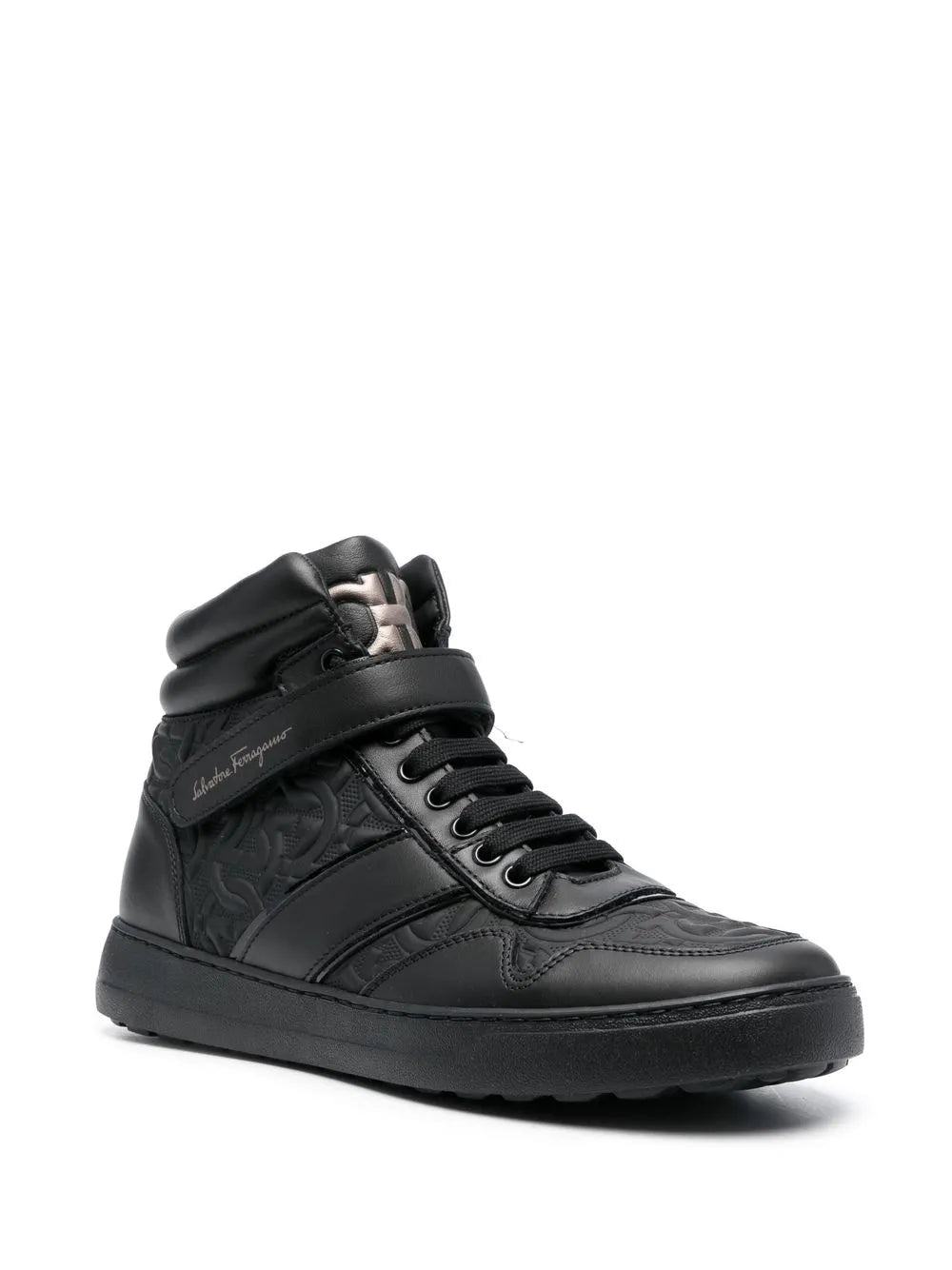 Ferragamo Embossed Hi-Top Sneakers – Bluefly