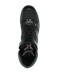 Ferragamo Embossed Hi-Top Sneakers