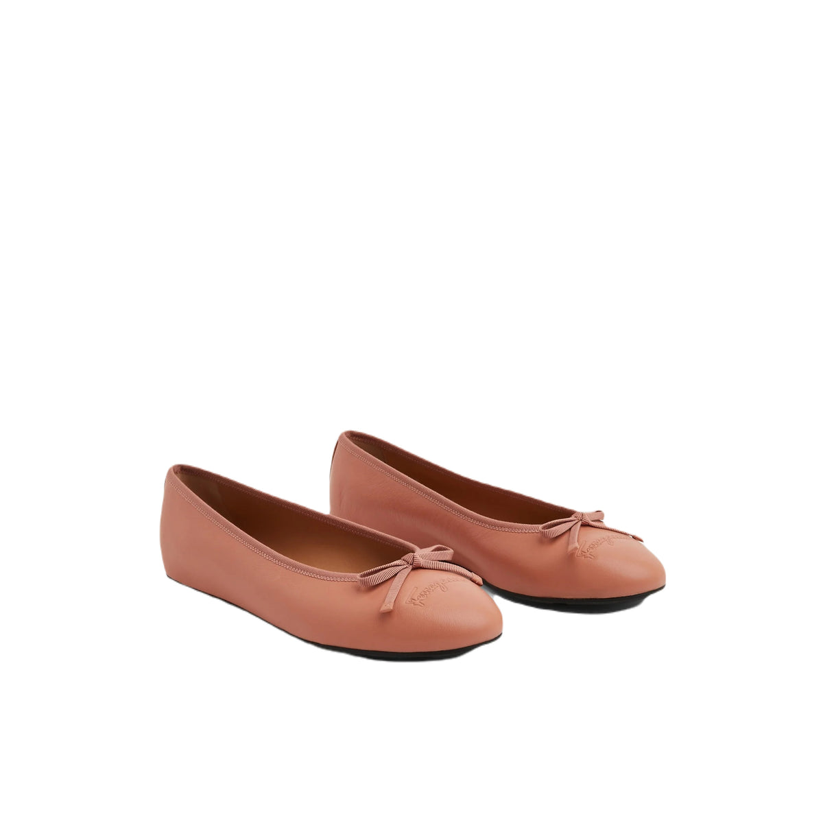 Ferragamo Bow-Detail Ballet Flats