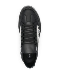 Ferragamo Gancini-Print Detail Sneakers