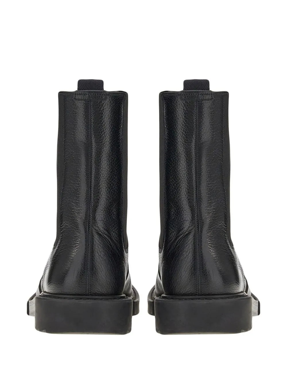Ferragamo Leather Chelsea Boots