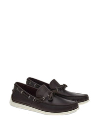 Ferragamo Leather Lace-Up Loafers