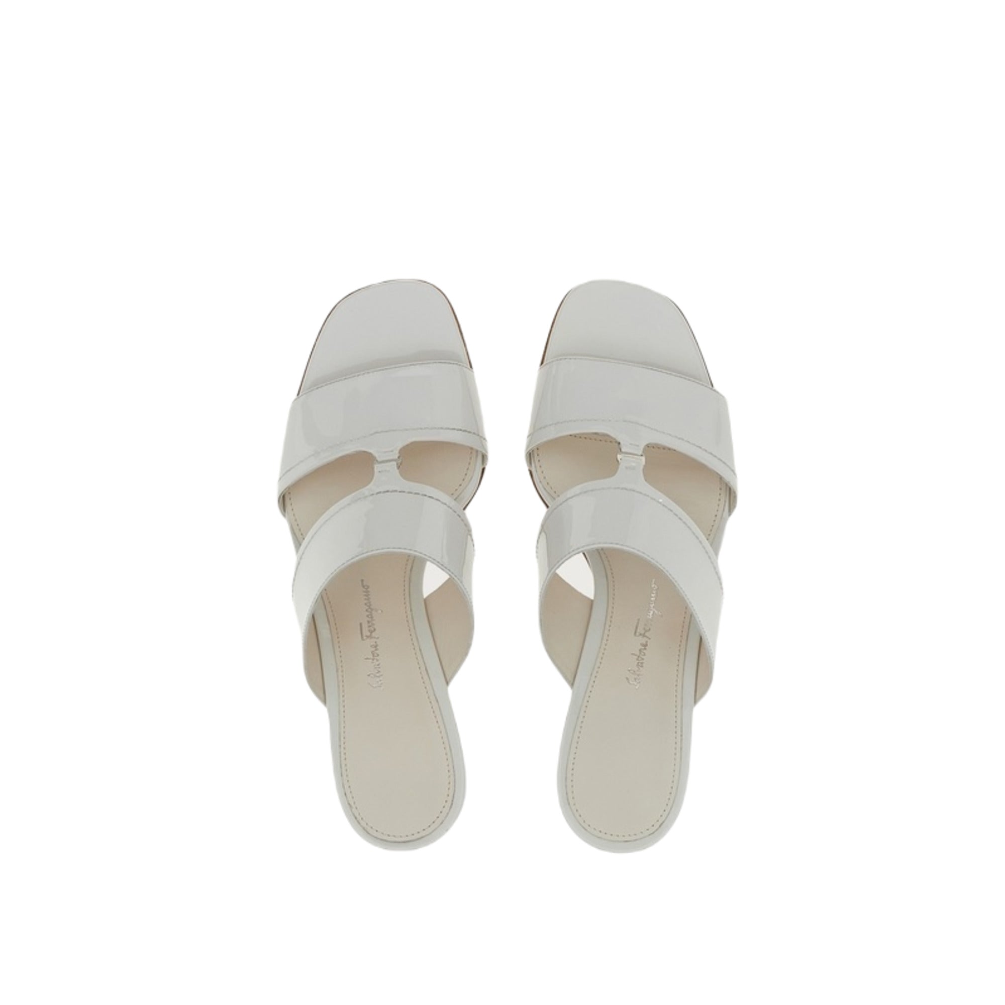 Ferragamo Tot 55Mm Double-Strap Sandals