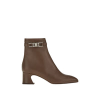 Ferragamo Rego 55 Logo-Plaque Ankle Boots