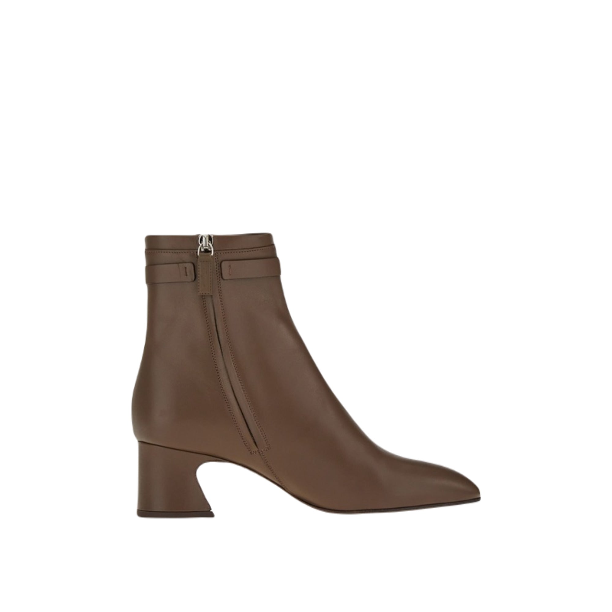 Ferragamo Rego 55 Logo-Plaque Ankle Boots
