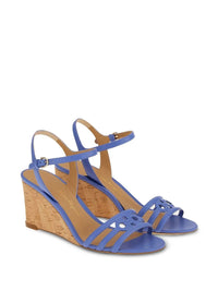 Ferragamo Gancini 70Mm Wedge Sandals