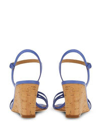 Ferragamo Gancini 70Mm Wedge Sandals