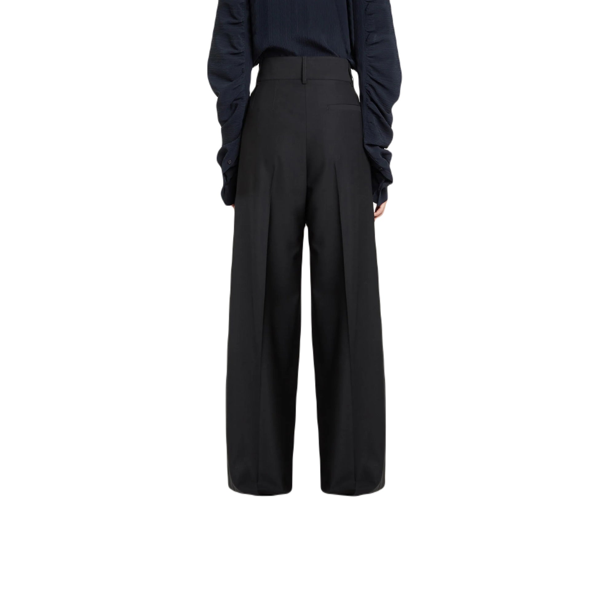 Ferragamo Wide-leg Wool Trousers