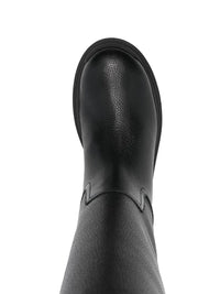 Ferragamo Vara Chain Knee-High Boots