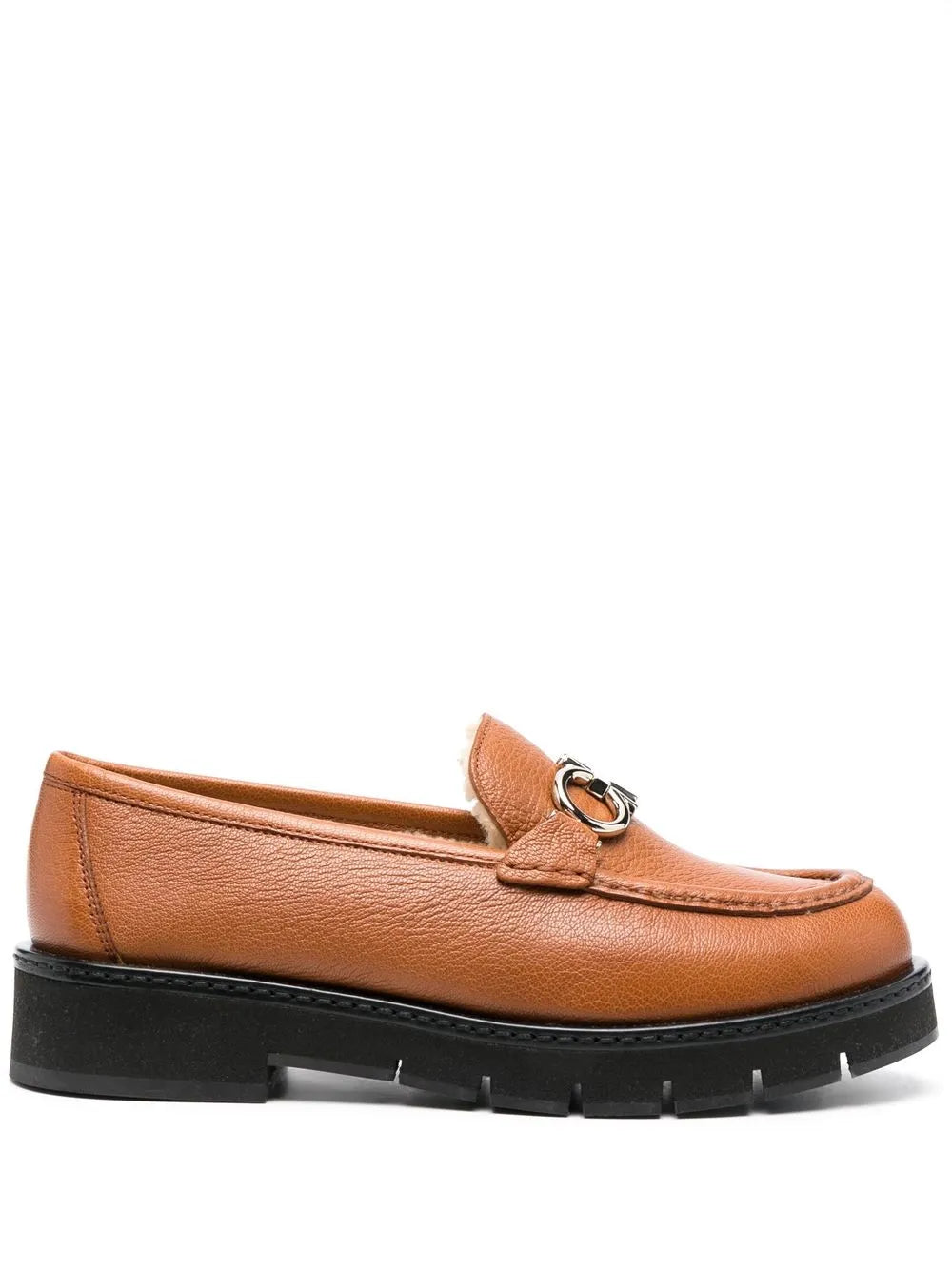 Ferragamo Rolo Shearling-Lined Loafers – Bluefly Ferragamo Rolo Shearling-Lined Loafers – Bluefly