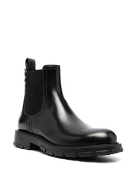 Ferragamo Iago Leather Chelsea Boots