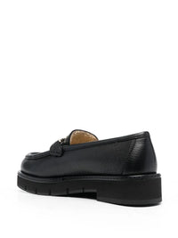 Ferragamo Buckle-Detail Leather Loafers