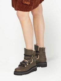 Ferragamo Lace-Up Hiking Boots