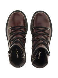 Ferragamo Elimo Lace-Up Boots