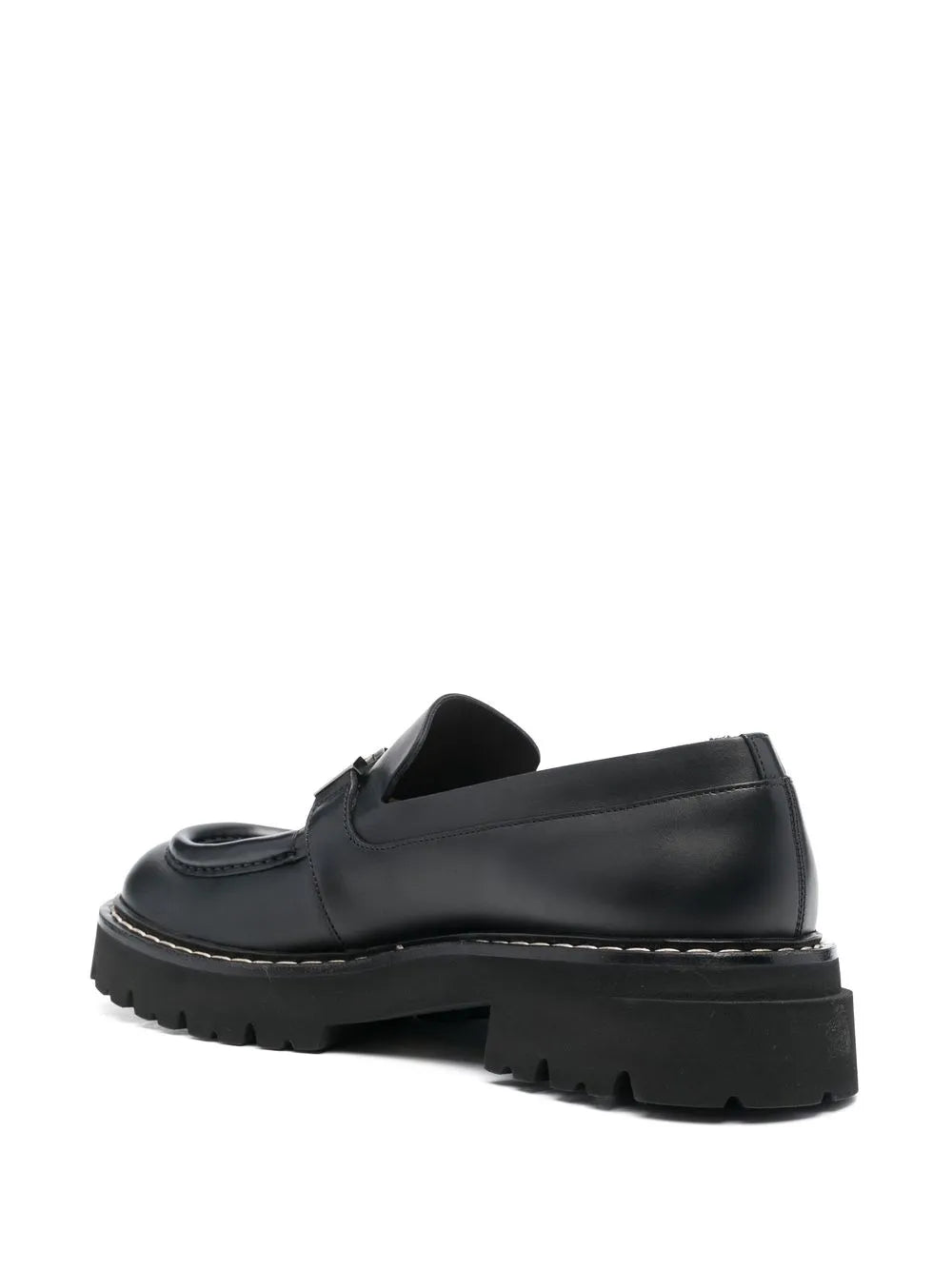 Ferragamo Gancini Chunky Leather Loafers
