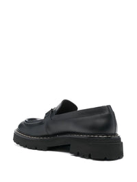Ferragamo Gancini Chunky Leather Loafers