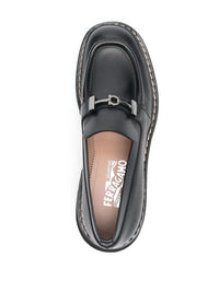 Ferragamo Gancini Chunky Leather Loafers