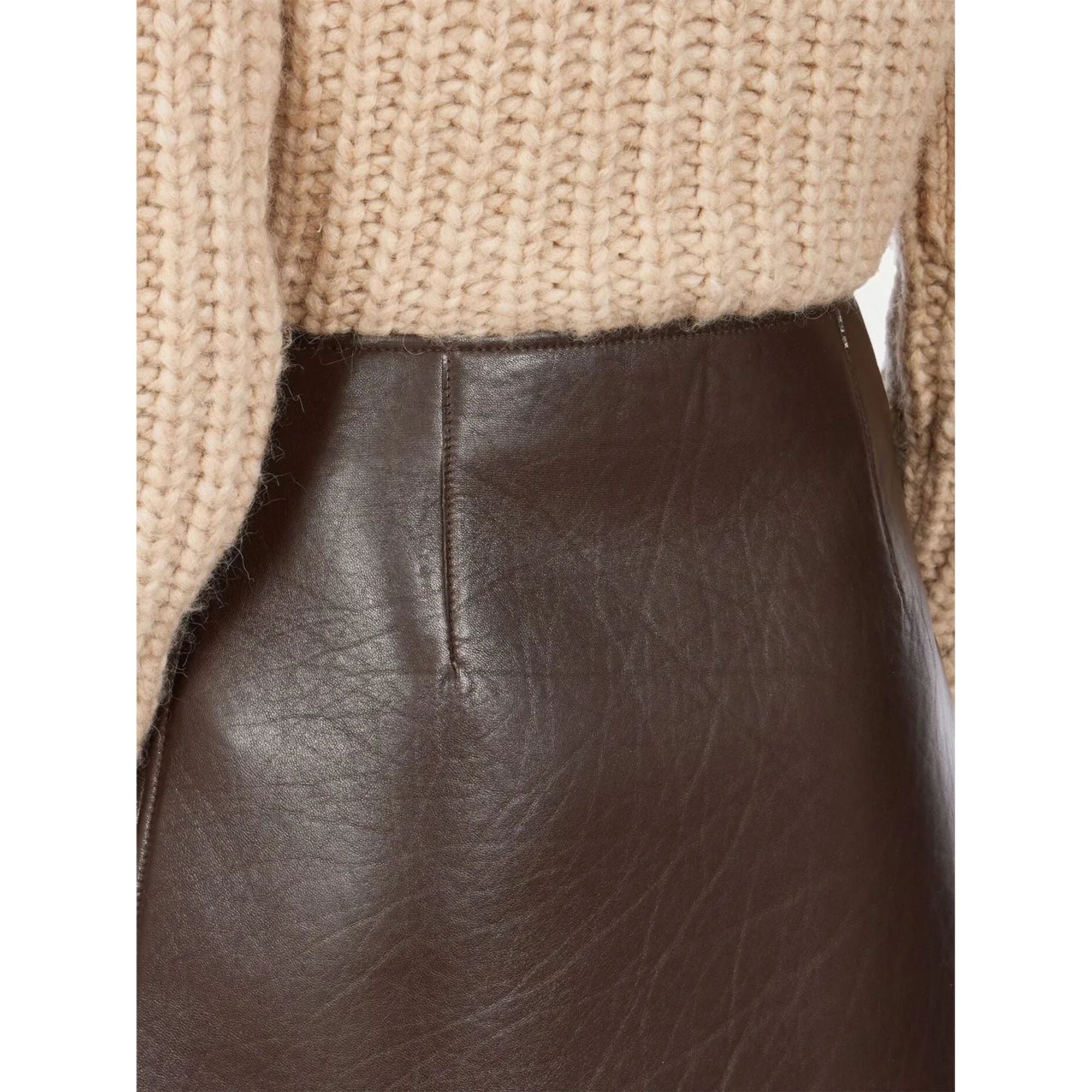 Ferragamo Leather-Skirt