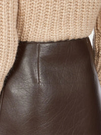 Ferragamo Leather-Skirt