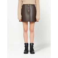 Ferragamo Leather-Skirt
