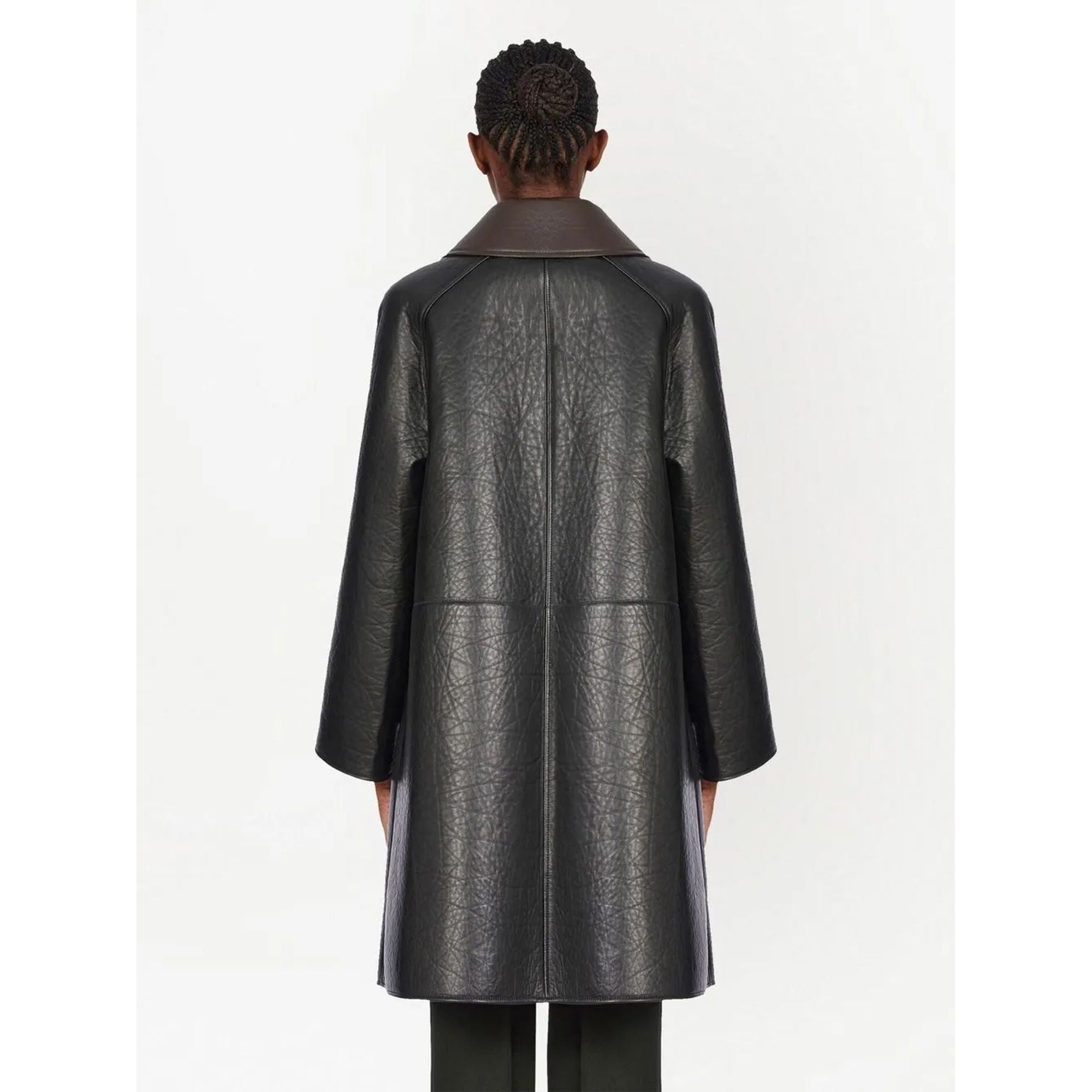 Ferragamo Leather-Coat