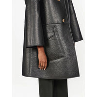 Ferragamo Leather-Coat