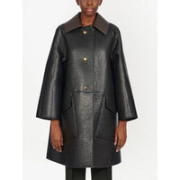 Ferragamo Leather-Coat