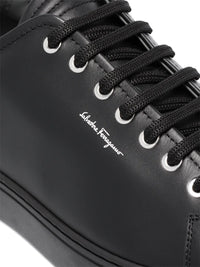 Ferragamo Cube Leather Sneakers