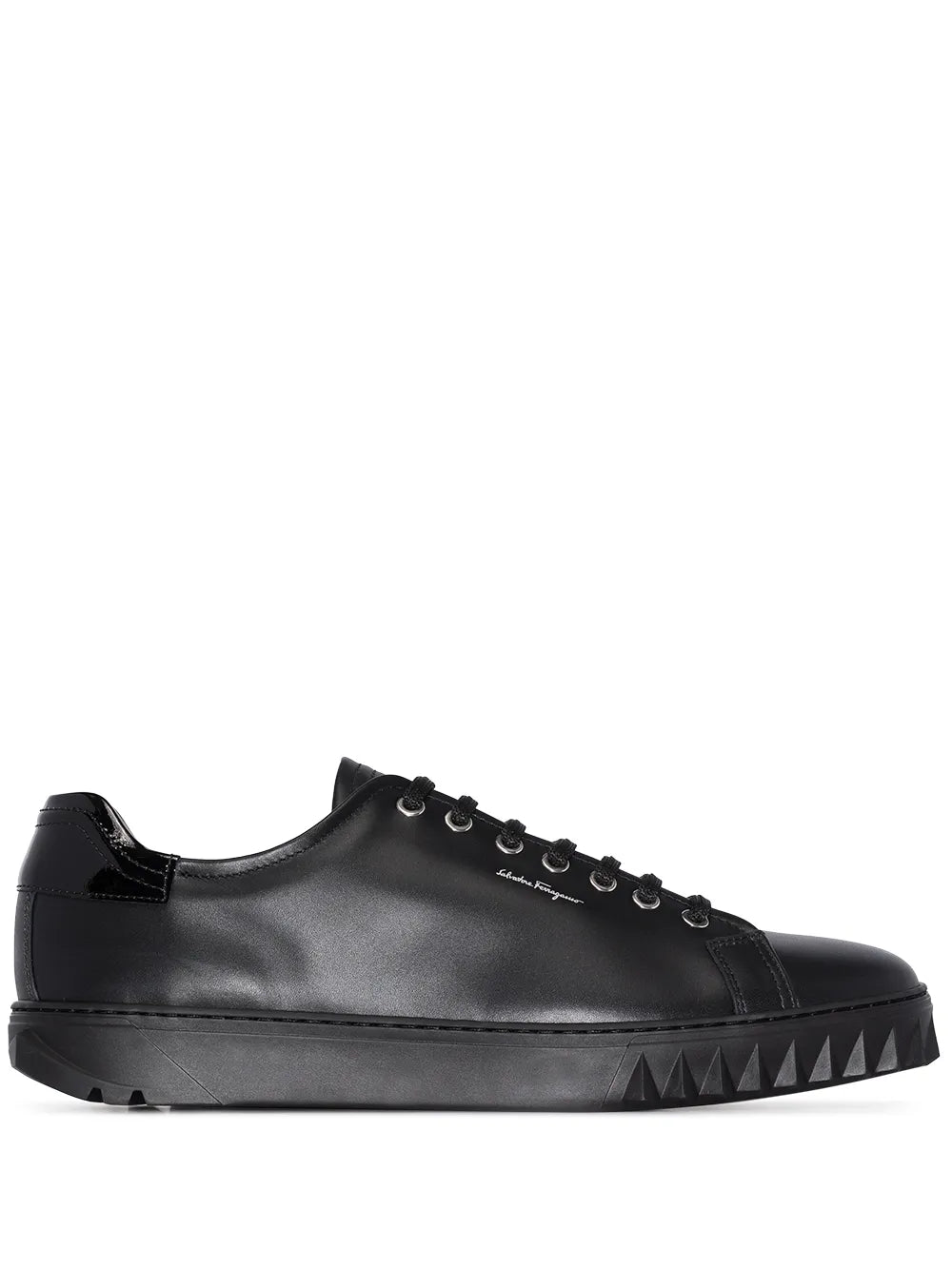 Ferragamo Cube Leather Sneakers