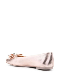 Ferragamo 10Mm Pina Bow-Detail Ballerinas