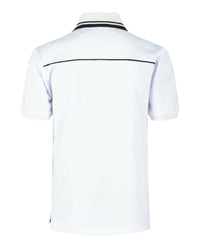 Gucci Gucci Mens GG Nylon and Cotton Polo Shirt