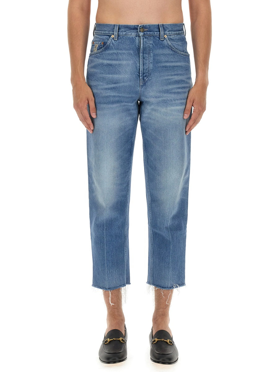 Gucci Men Carrot Fit Jeans