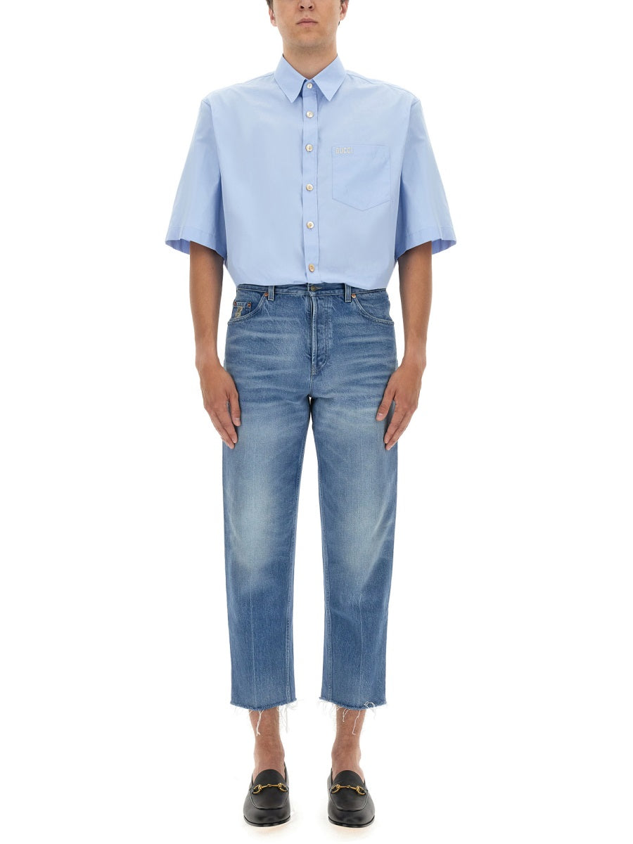 Gucci Men Carrot Fit Jeans