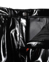 Dolce & Gabbana Black High Waist Cargo Bootcut Women's Pants