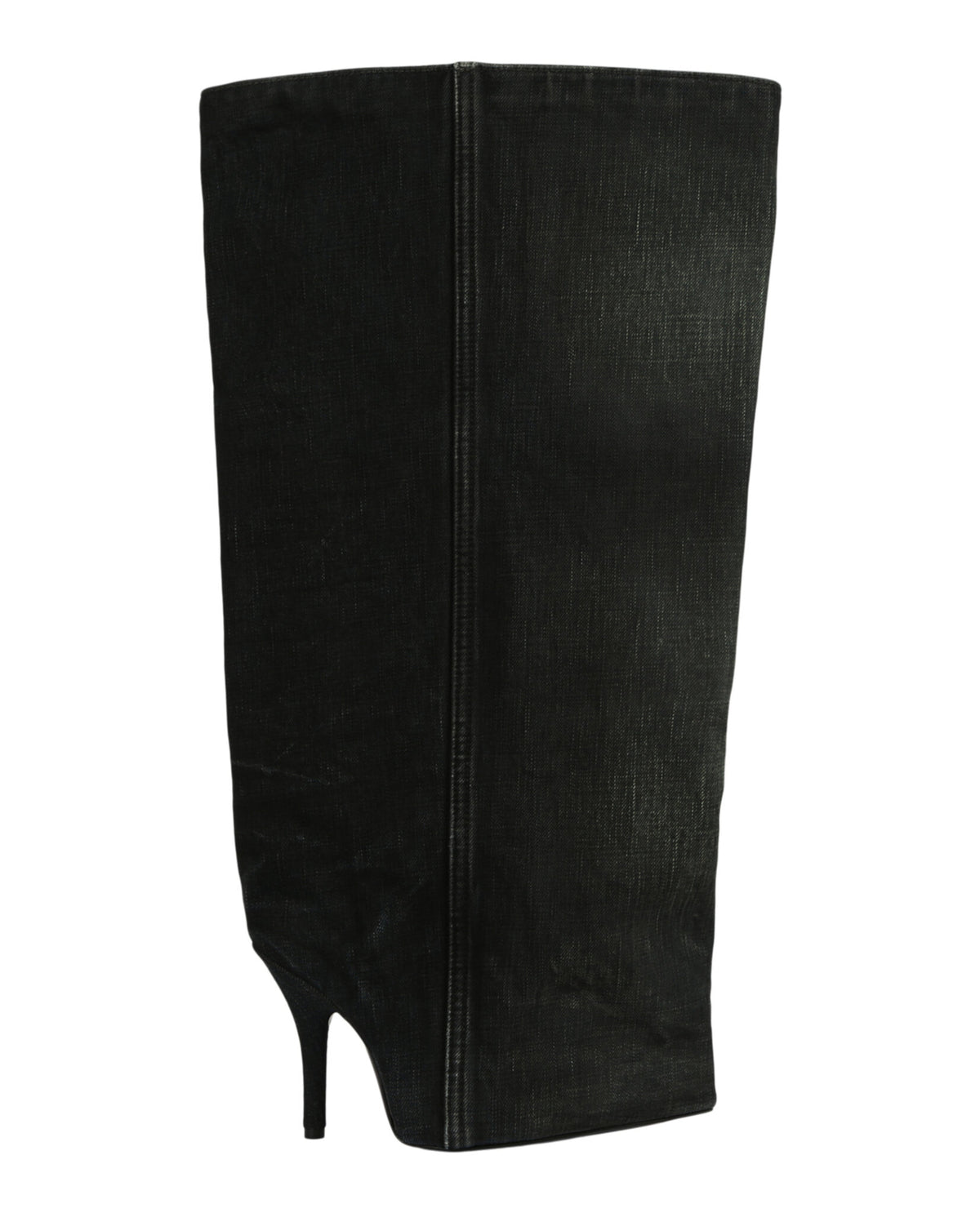 Balenciaga Womens Denim Wader Over-The-Knee Boots