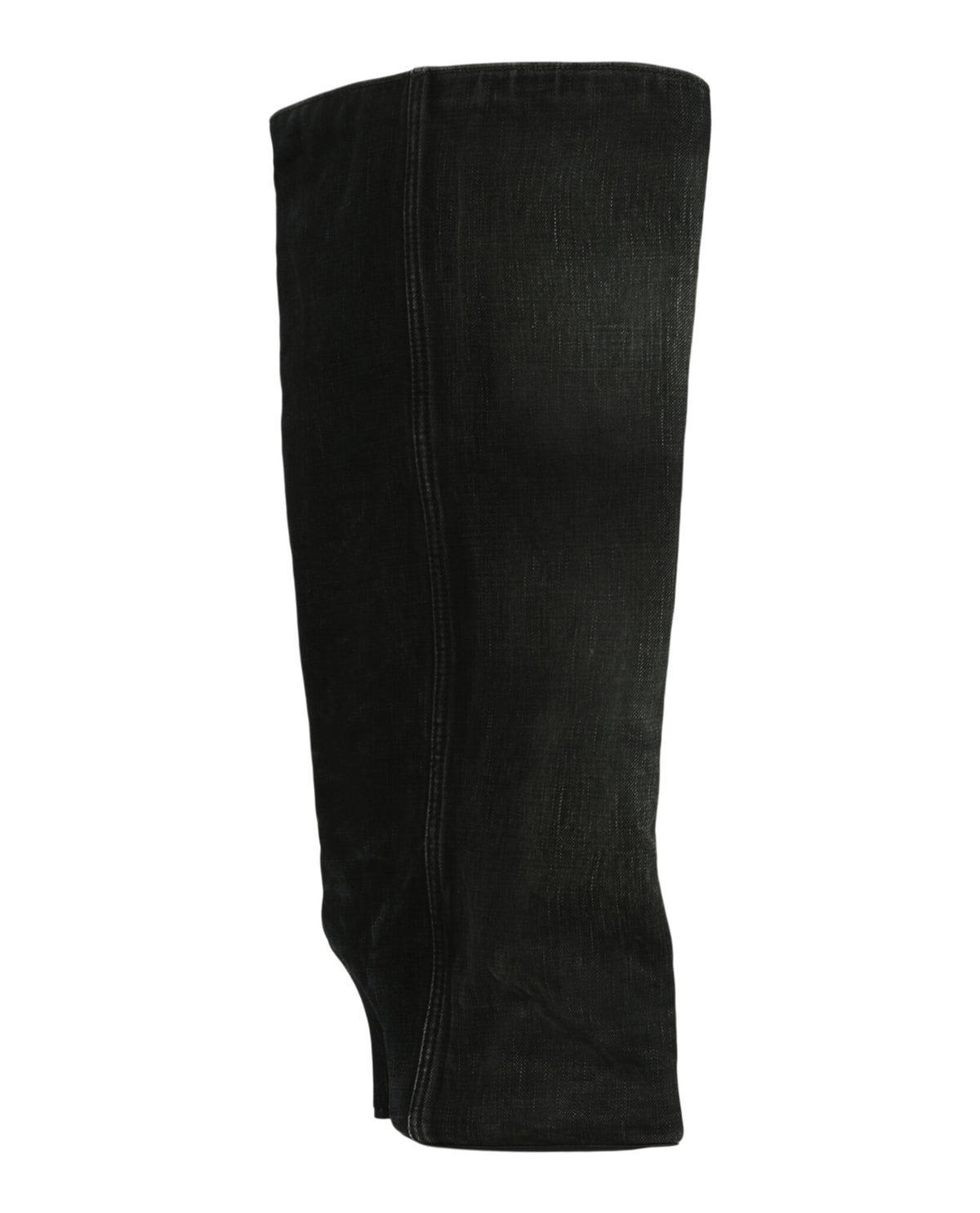 Balenciaga Womens Denim Wader Over-The-Knee Boots