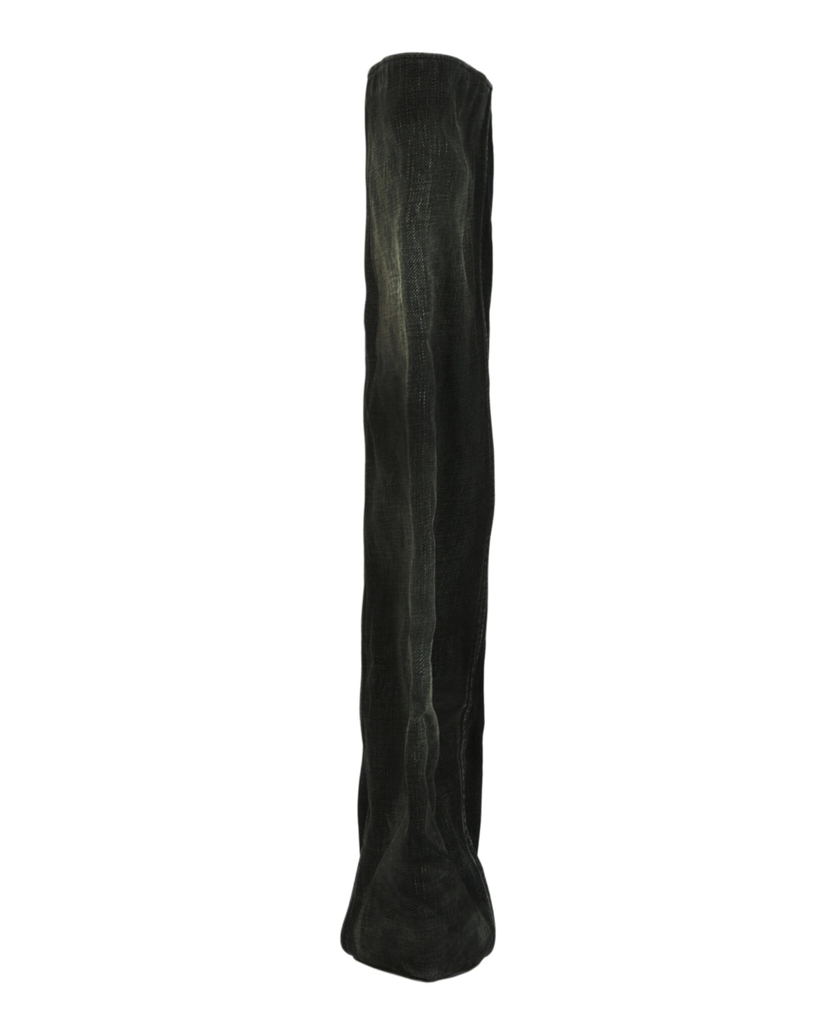 Balenciaga Womens Denim Wader Over-The-Knee Boots