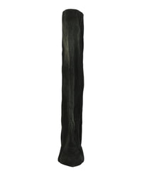 Balenciaga Womens Denim Wader Over-The-Knee Boots
