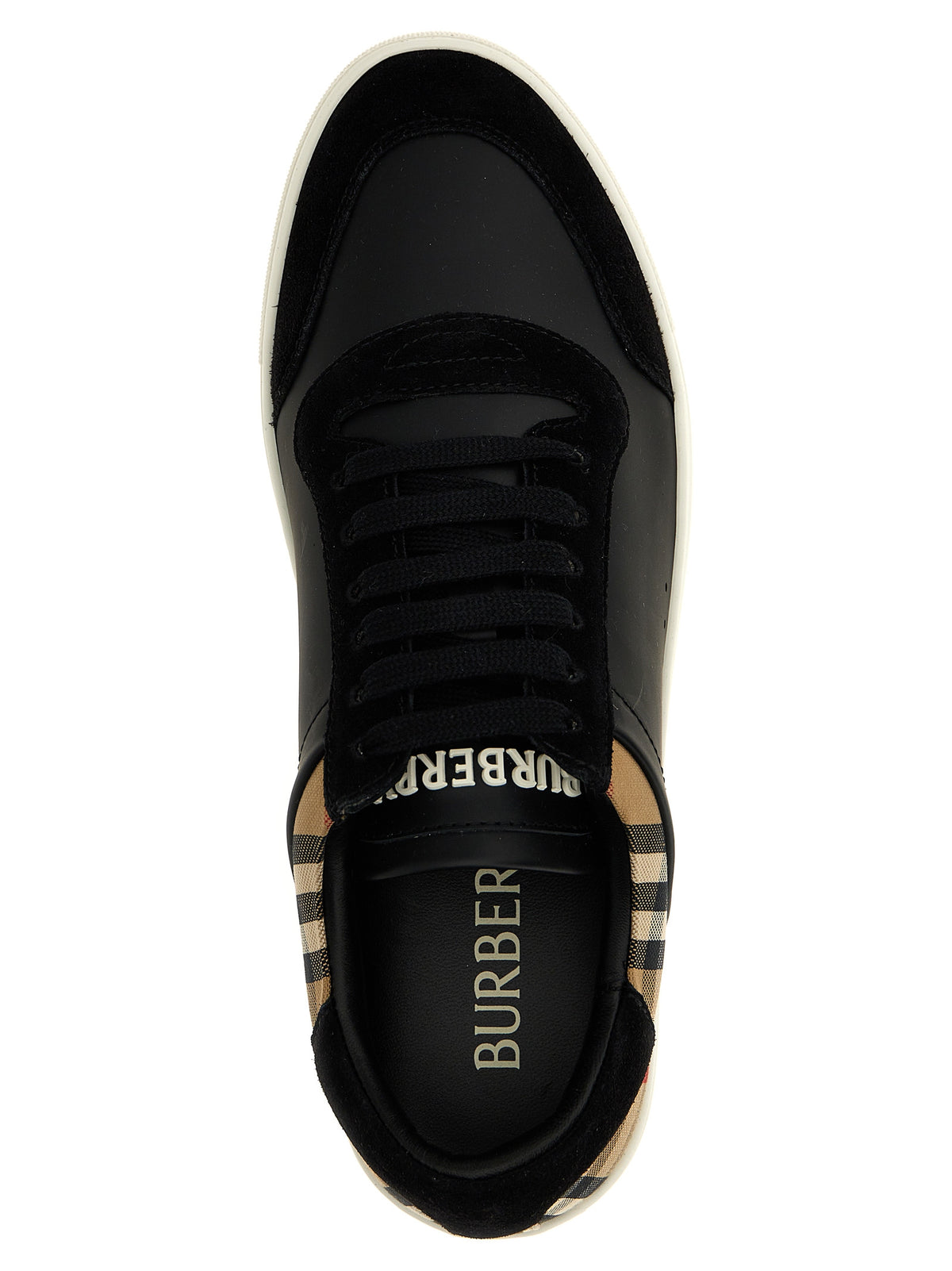 BURBERRY Burberry Men Check Insert Sneakers