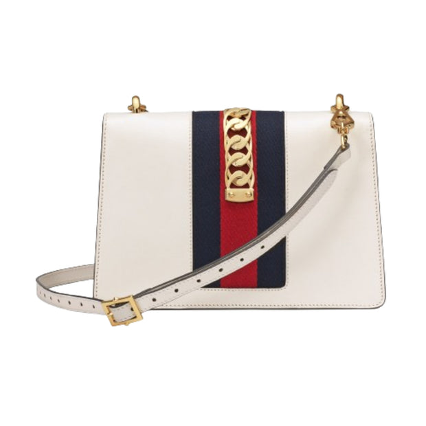 Gucci Sylvie Mini Leather Chain Shoulder Bag